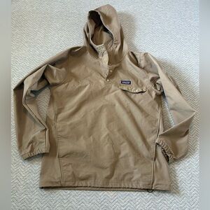 Patagonia Tan Hooded Canvas Jacket Mens Size S